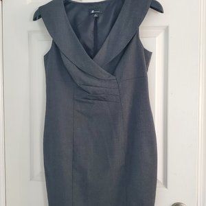 AB Studio portrait collar tailored fit dress M